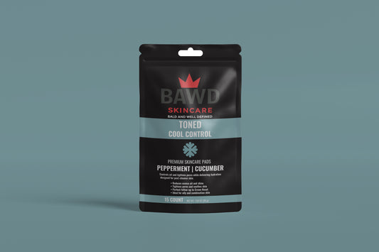 BAWD Toned Cool Control Oil Control Toner Pads (15 Count)