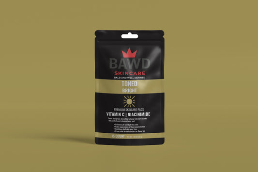 BAWD Toned Bright Brightening Toner Pads (15 Count)