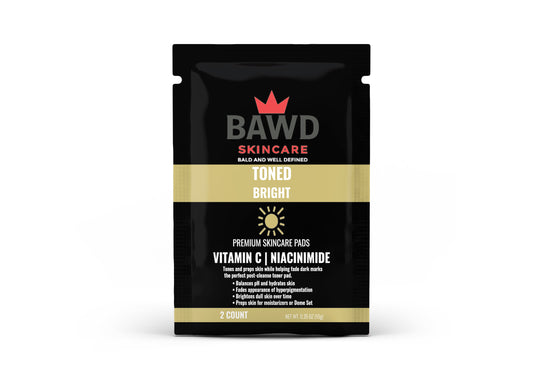 BAWD Toned Bright Brightening Toner Pads (2 Count)
