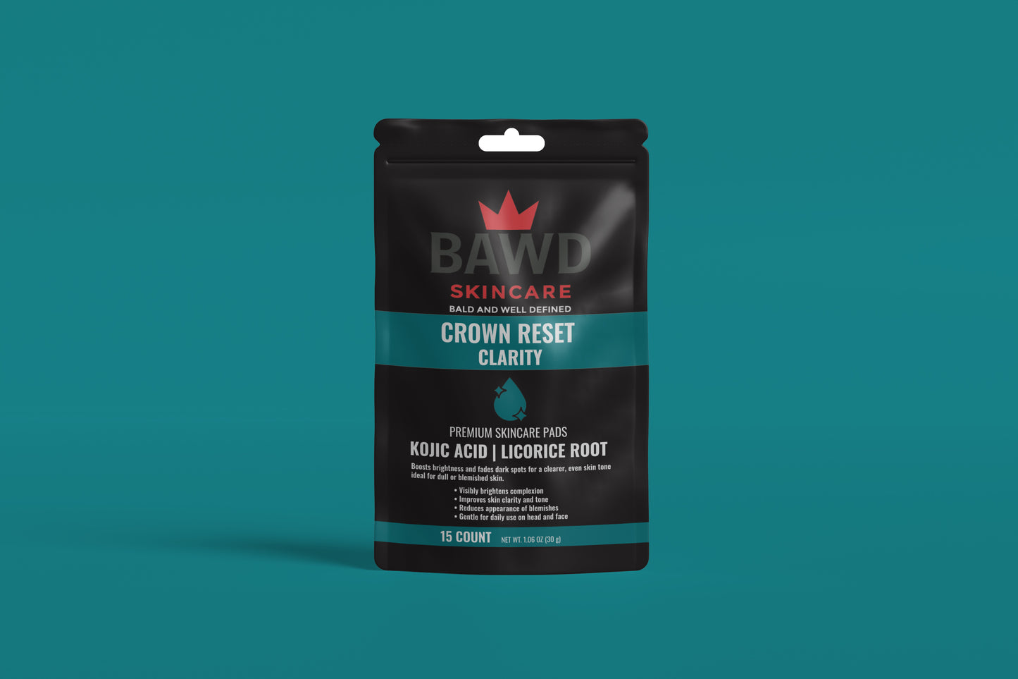 Crown Reset Clarity Premium Cleansing Pads (15 Count)